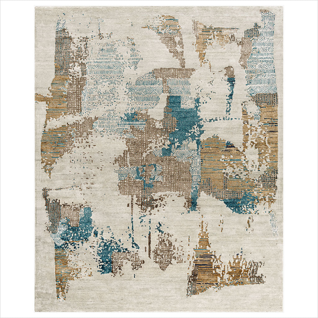 White Abstract Pattern Area Rug Abstract Area Rug - Scan Design | Modern and Contemporary Furniture Store