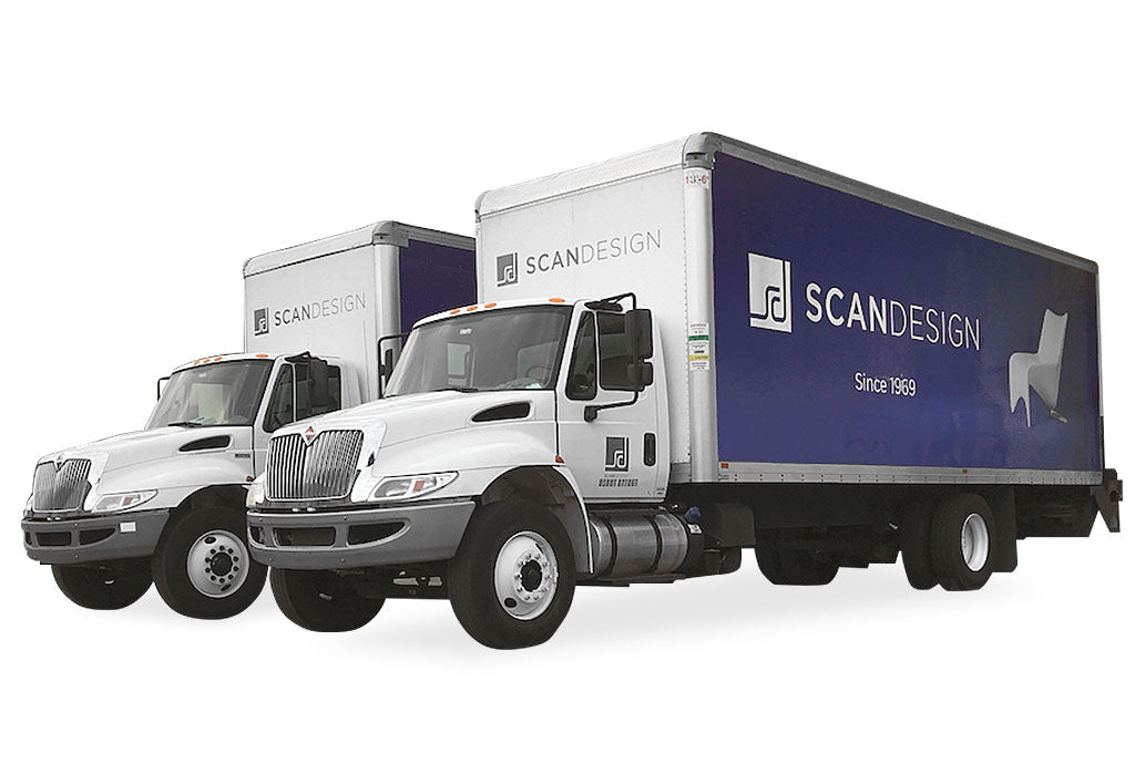 Scan Design delivery trucks