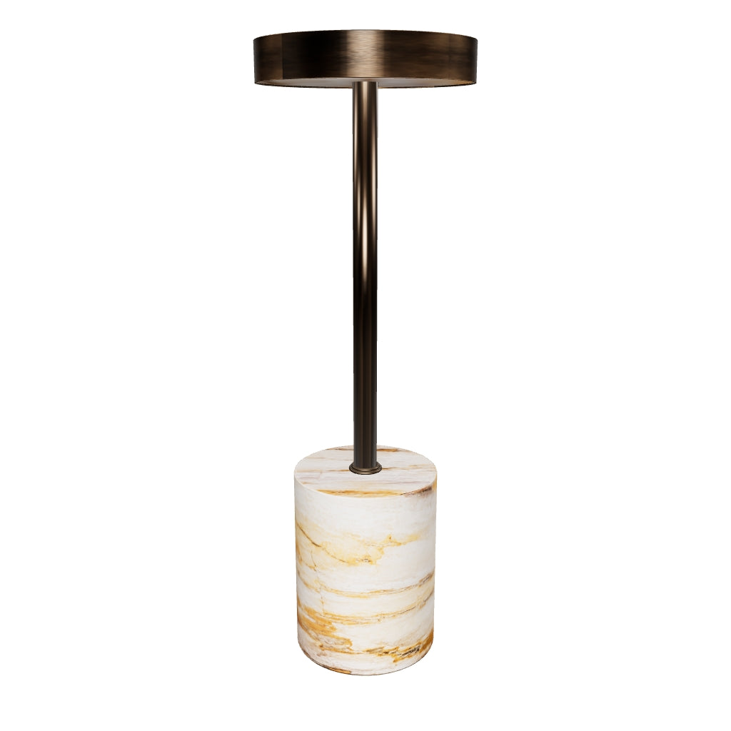 Accento End Table - Off White