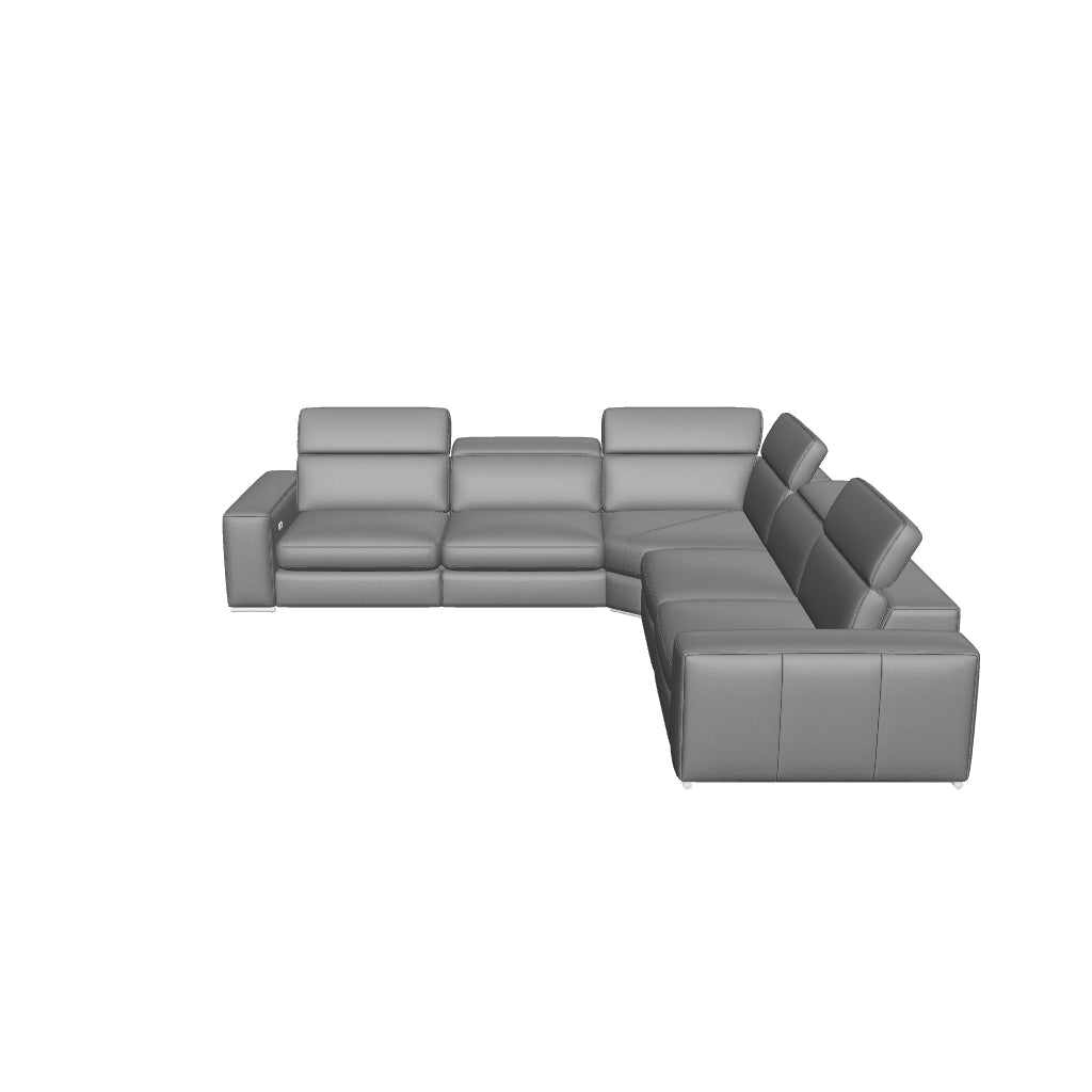 Austin II Sectional - Dark Grey