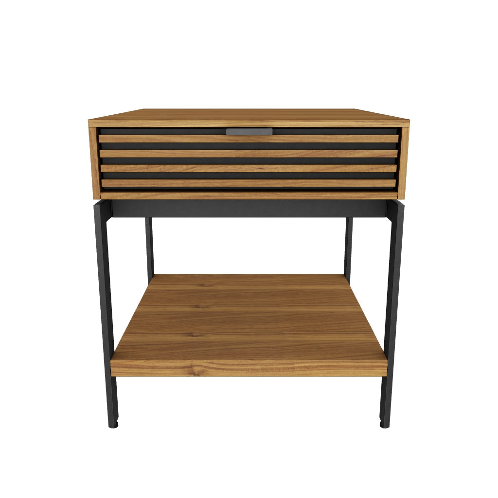 Cora End Table - Walnut