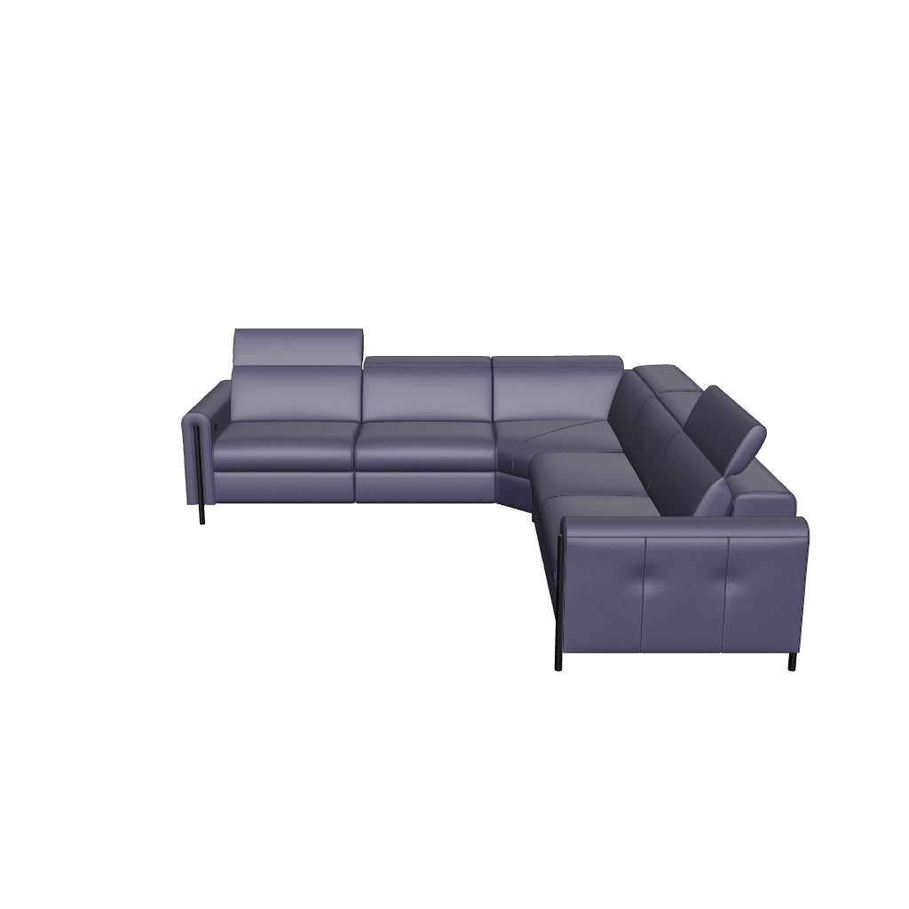 Bahia Sectional - Dark Blue