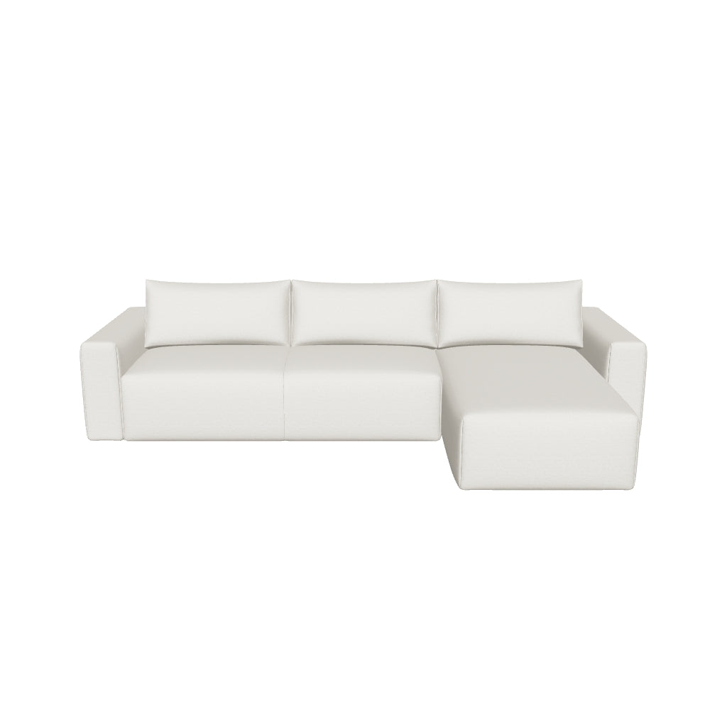 Bridge Sleeper Sofa with Lounger - Shell