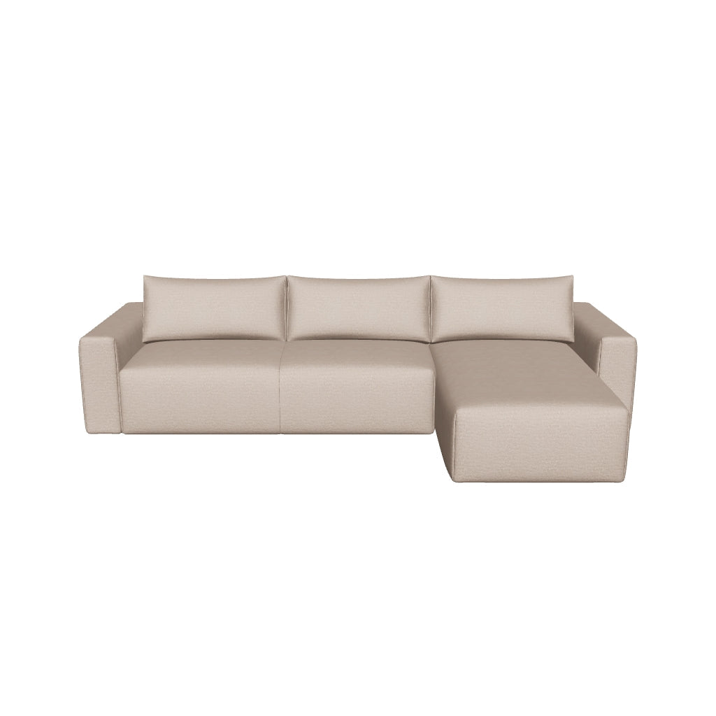 Bridge Sleeper Sofa with Lounger - Wicker