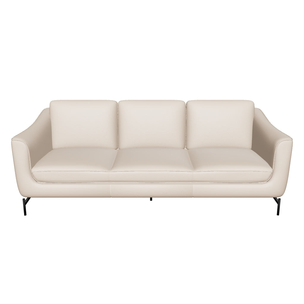 Chloe 3-Seater Sofa - Light Beige