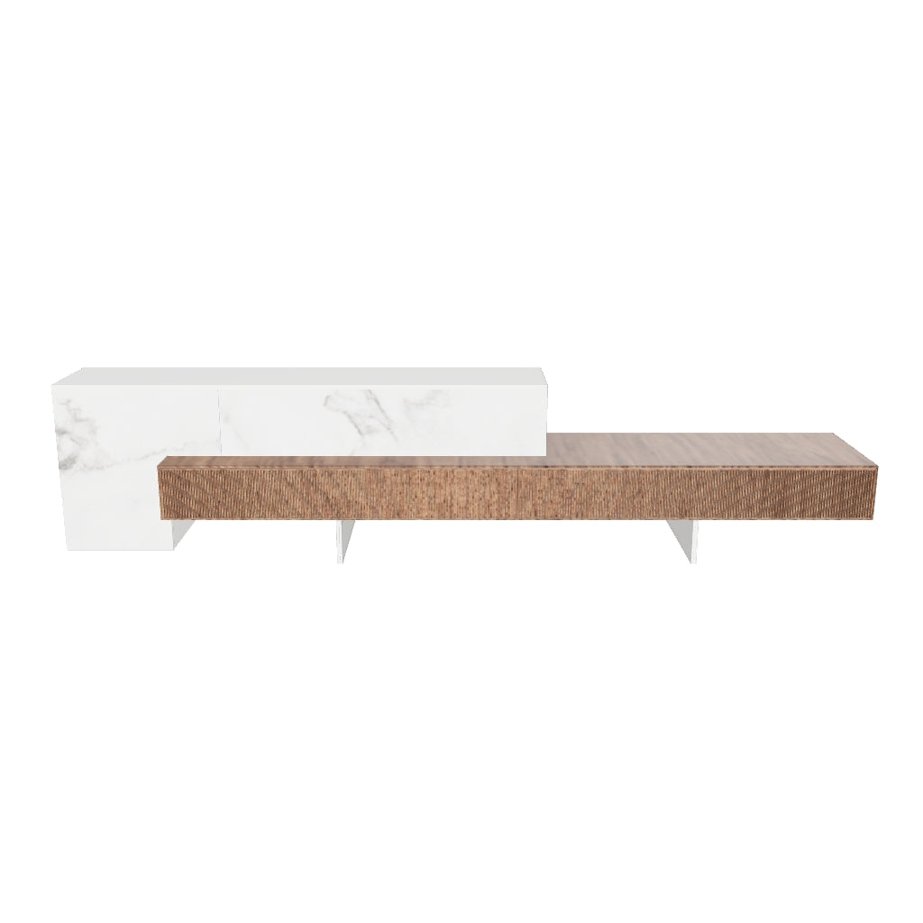 Echelon LSF TV Wall Unit - Bianco