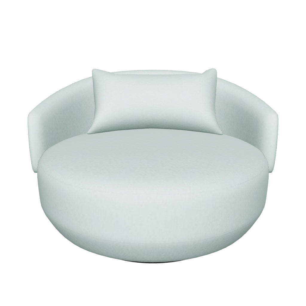 Emperor Swivel Chair - Aqua
