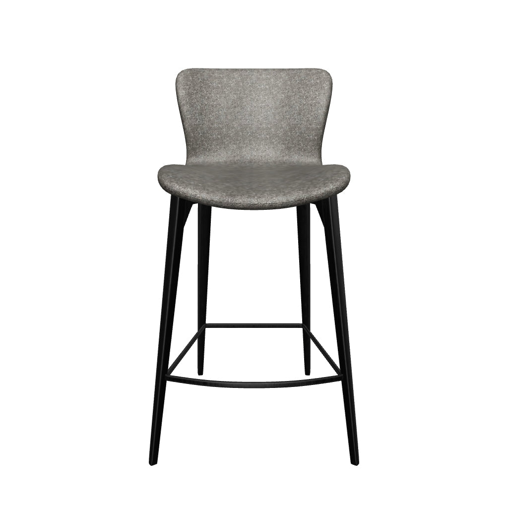 Epitome Counter Stool - Grey Fabric