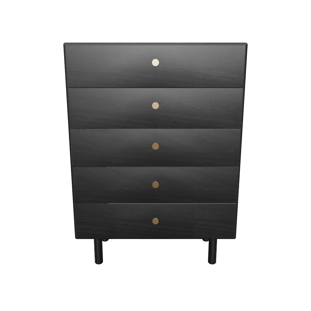 Lucerne High Chest - Black