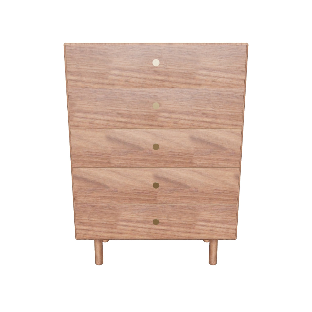 Lucerne High Chest - Walnut