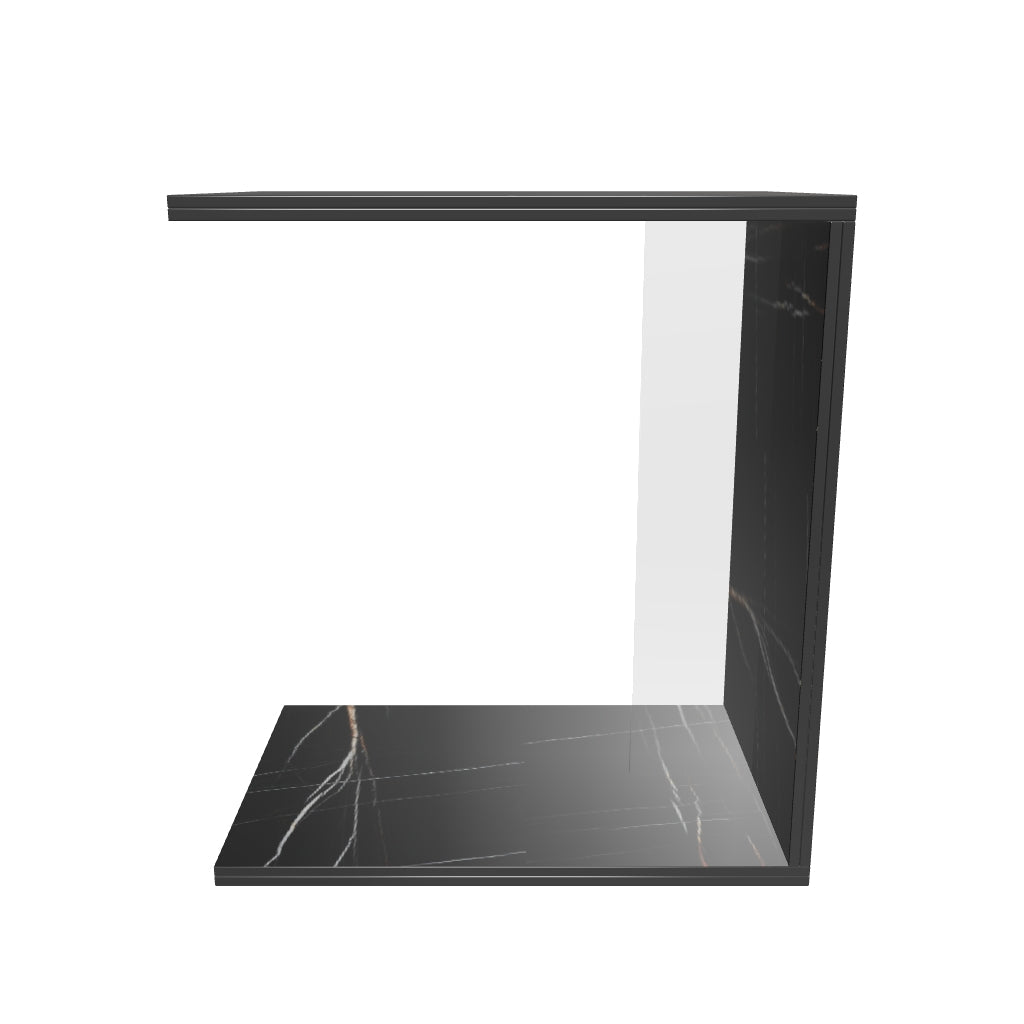 Luigina End Table - Sahara Noir