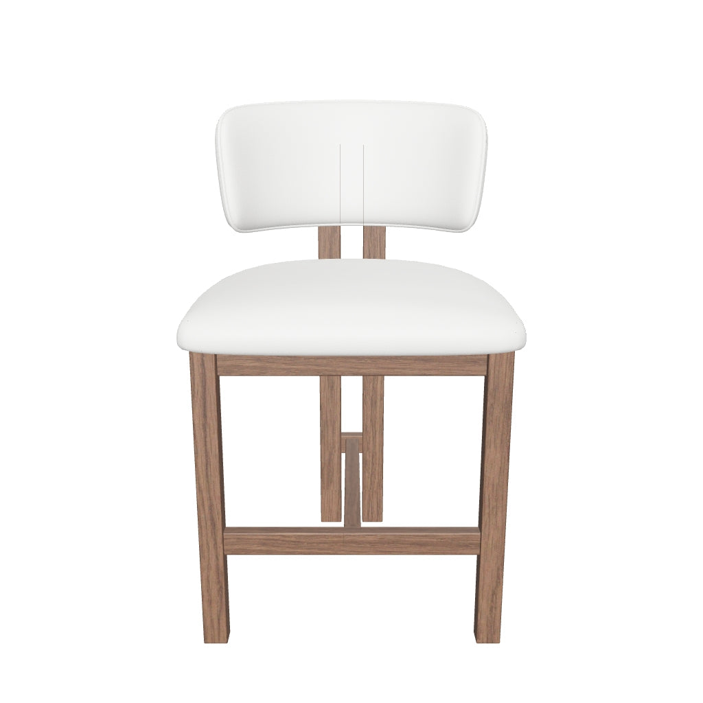 Marco Counter Stool - Light Stone - Walnut