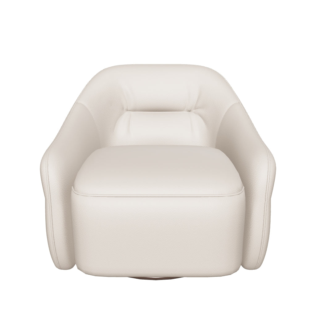 Melia Swivel Chair - Light Beige