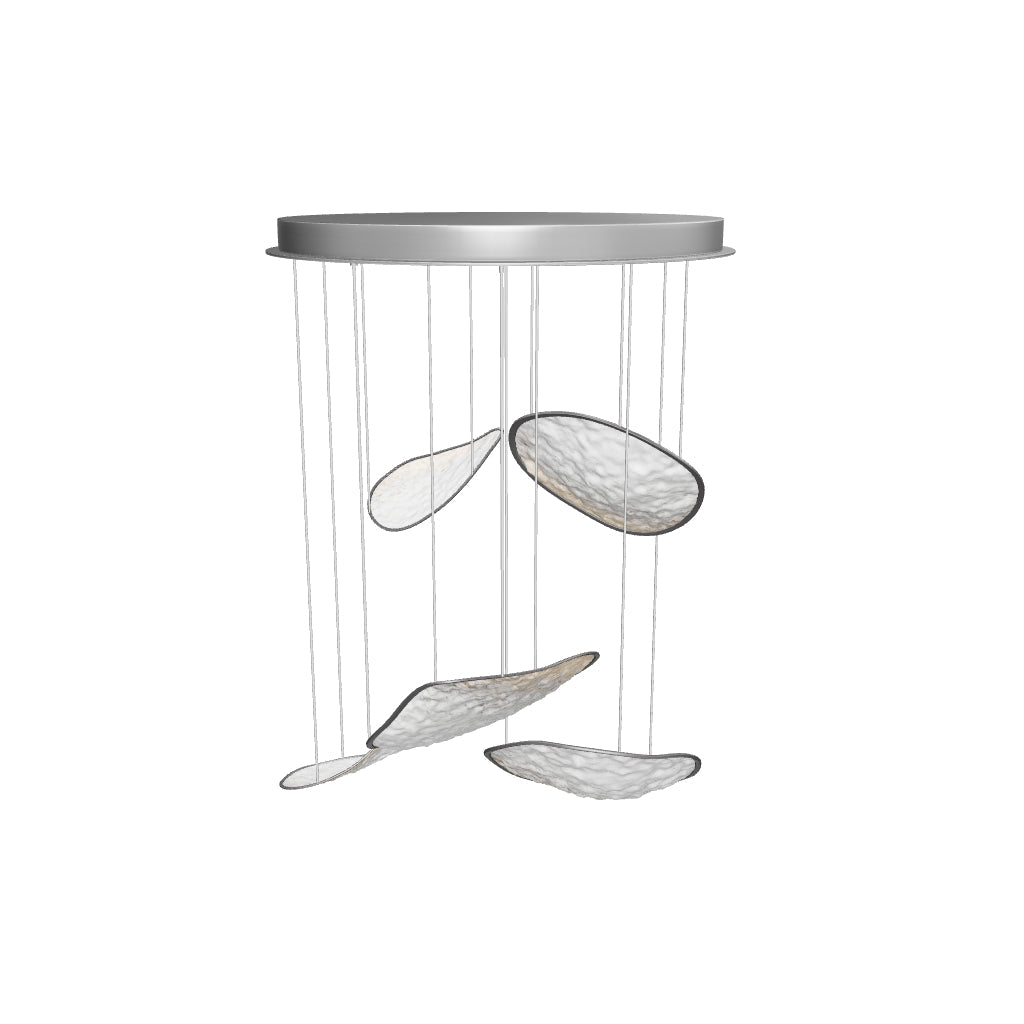 Moonscapes 5-Light Pendant - Polished Chrome