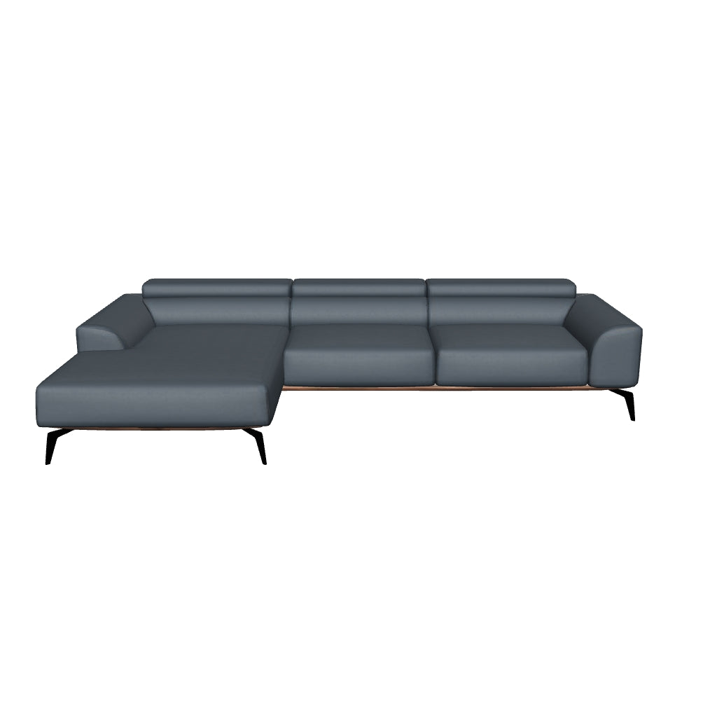 Oslo Sectional Sofa - Blue/Grey