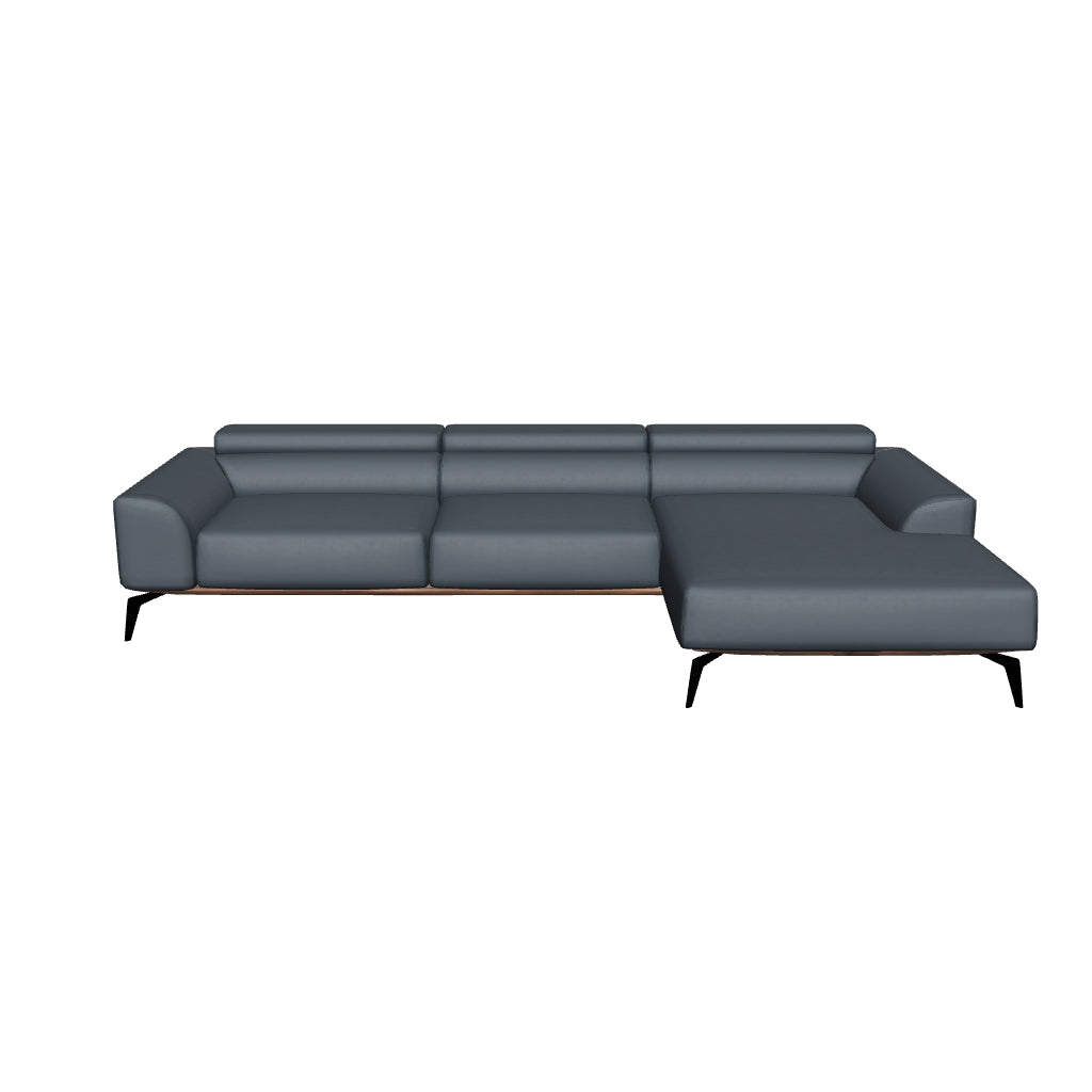 Oslo Sectional Sofa - Blue/Grey