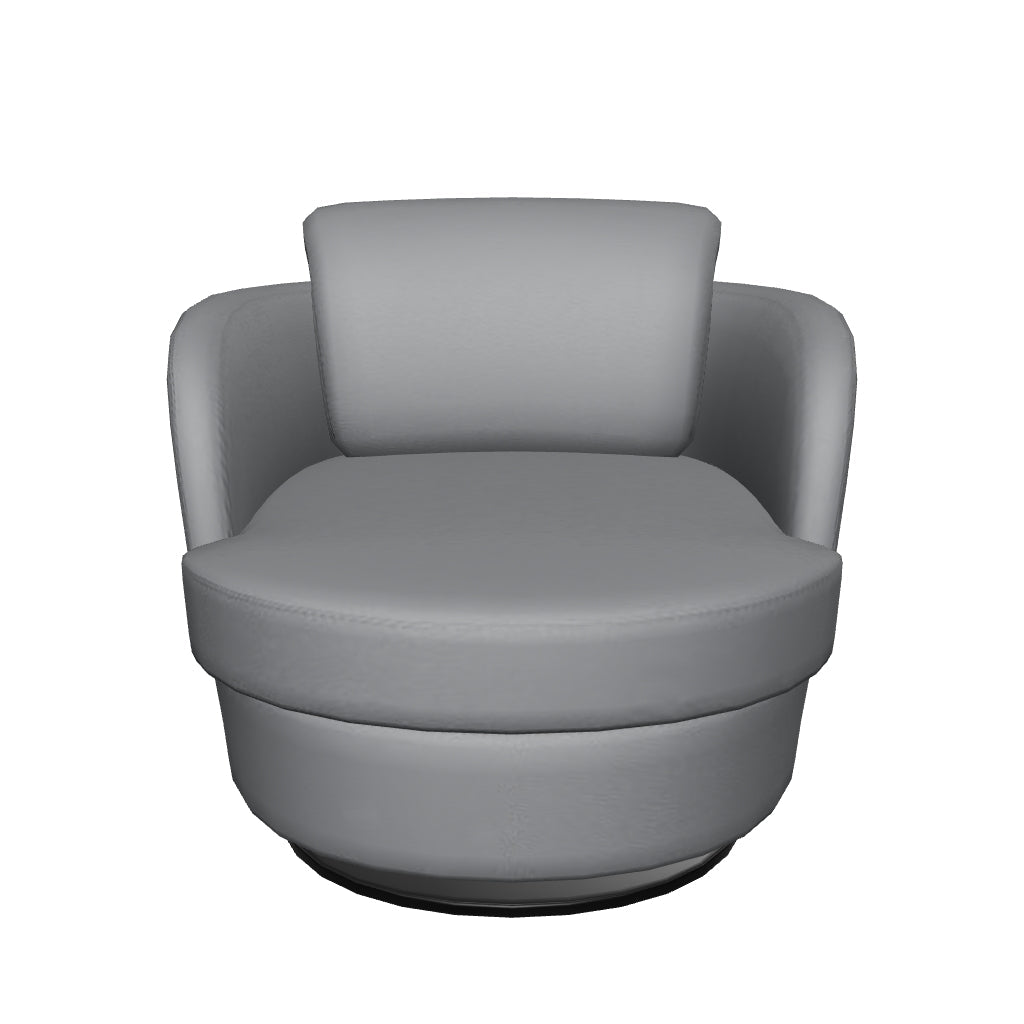 Tamburo Swivel Chair - Dark Grey