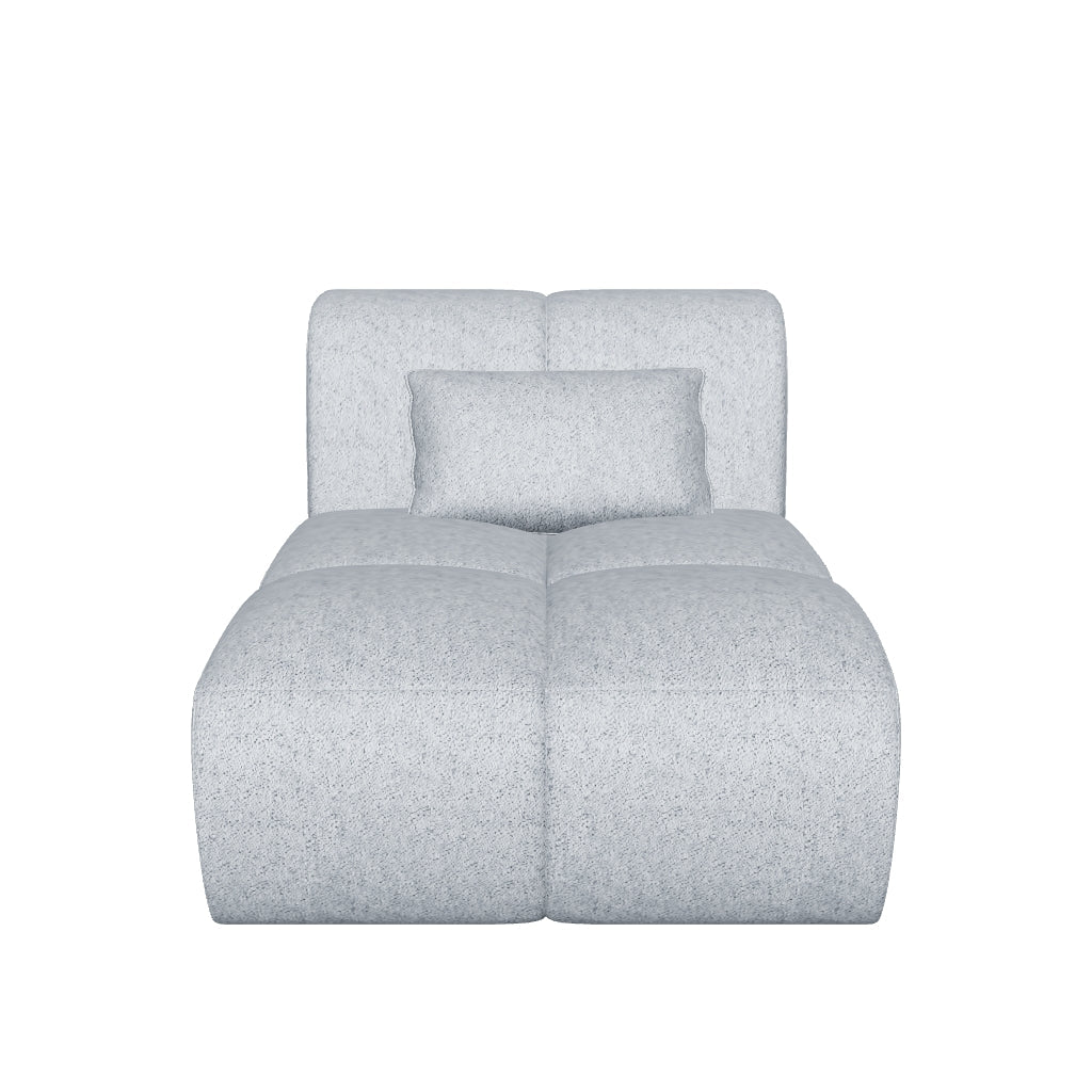 Tondo Slipper Chair - Grey