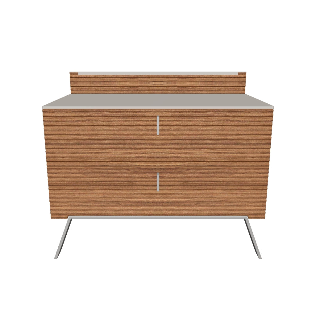 Tuxedo Nightstand - Walnut