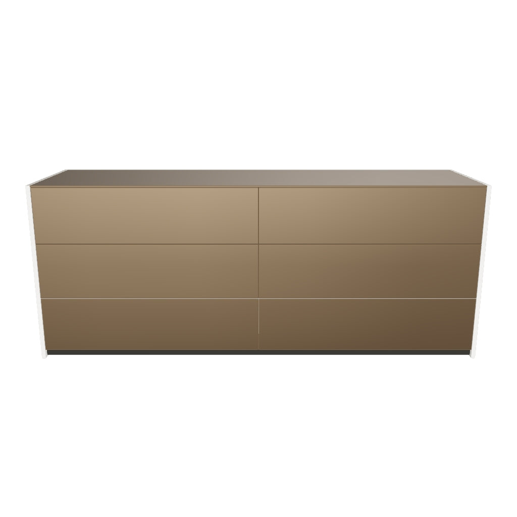 Vision Double Dresser - Ivory Birch