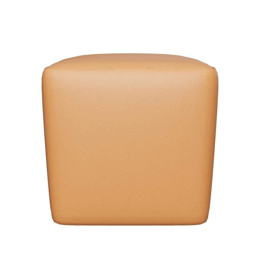 Wesson Square Ottoman - Whiskey