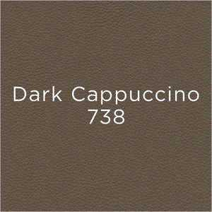 dark cappuccino leather swatch
