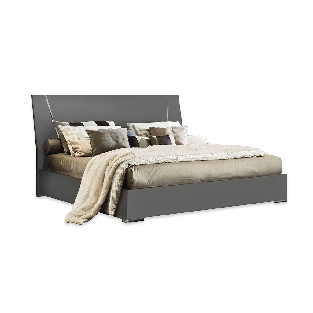 Sicilia Platform Bed - Grey