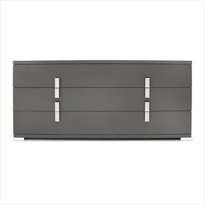 grey 3-drawer dresser