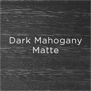 dark mahogany matte wood swatch