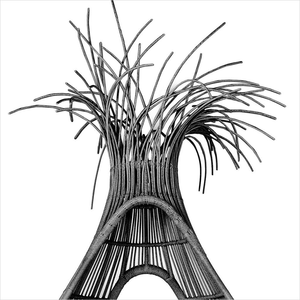 outdoor day bed in grey with seat cushion and 4 pillows