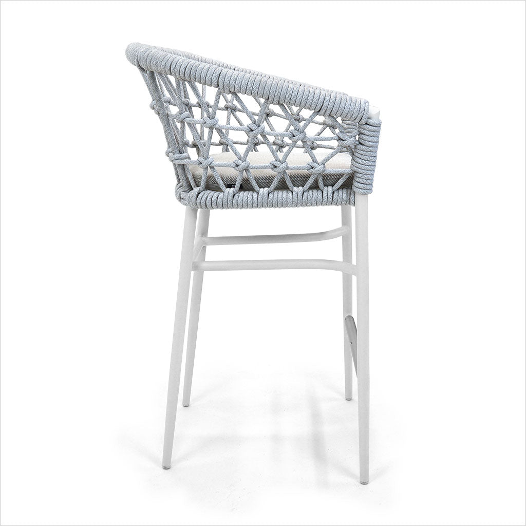 outdoor barstool in white