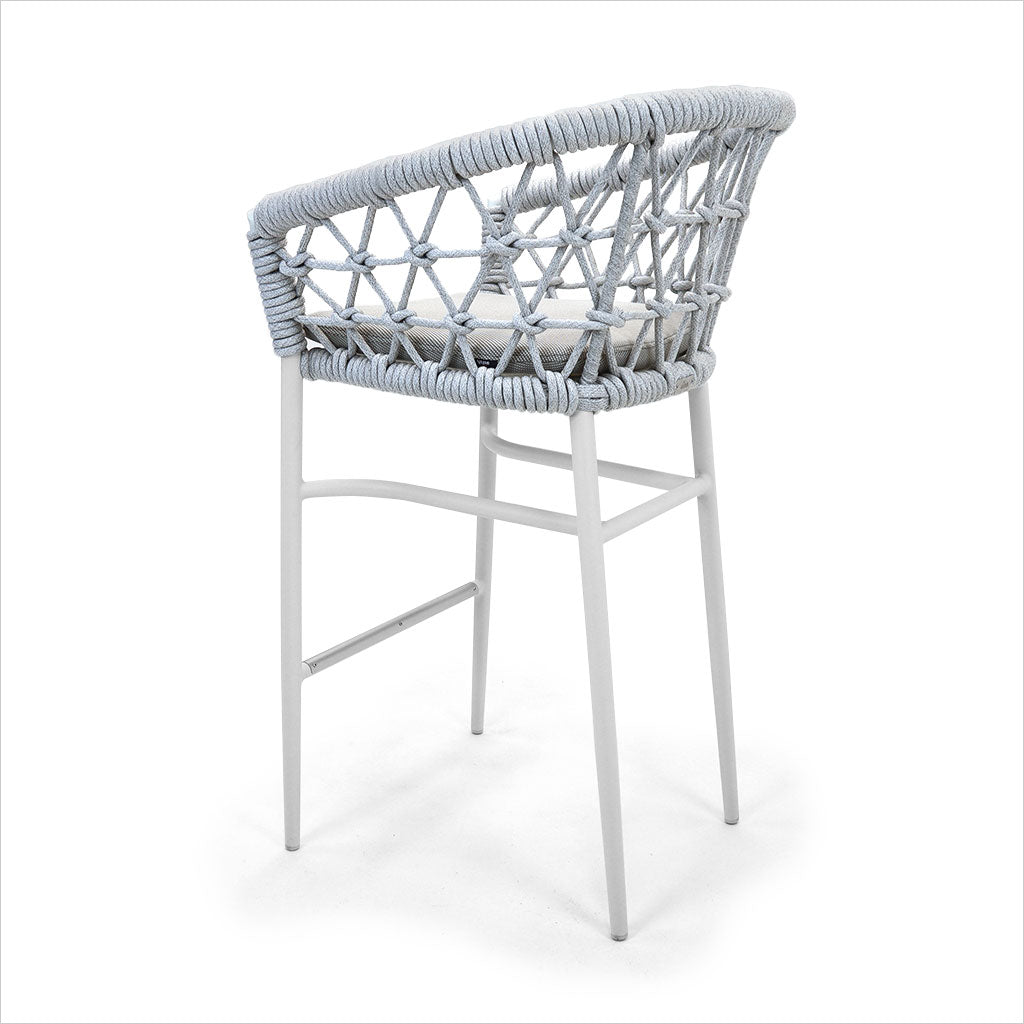 outdoor barstool in white