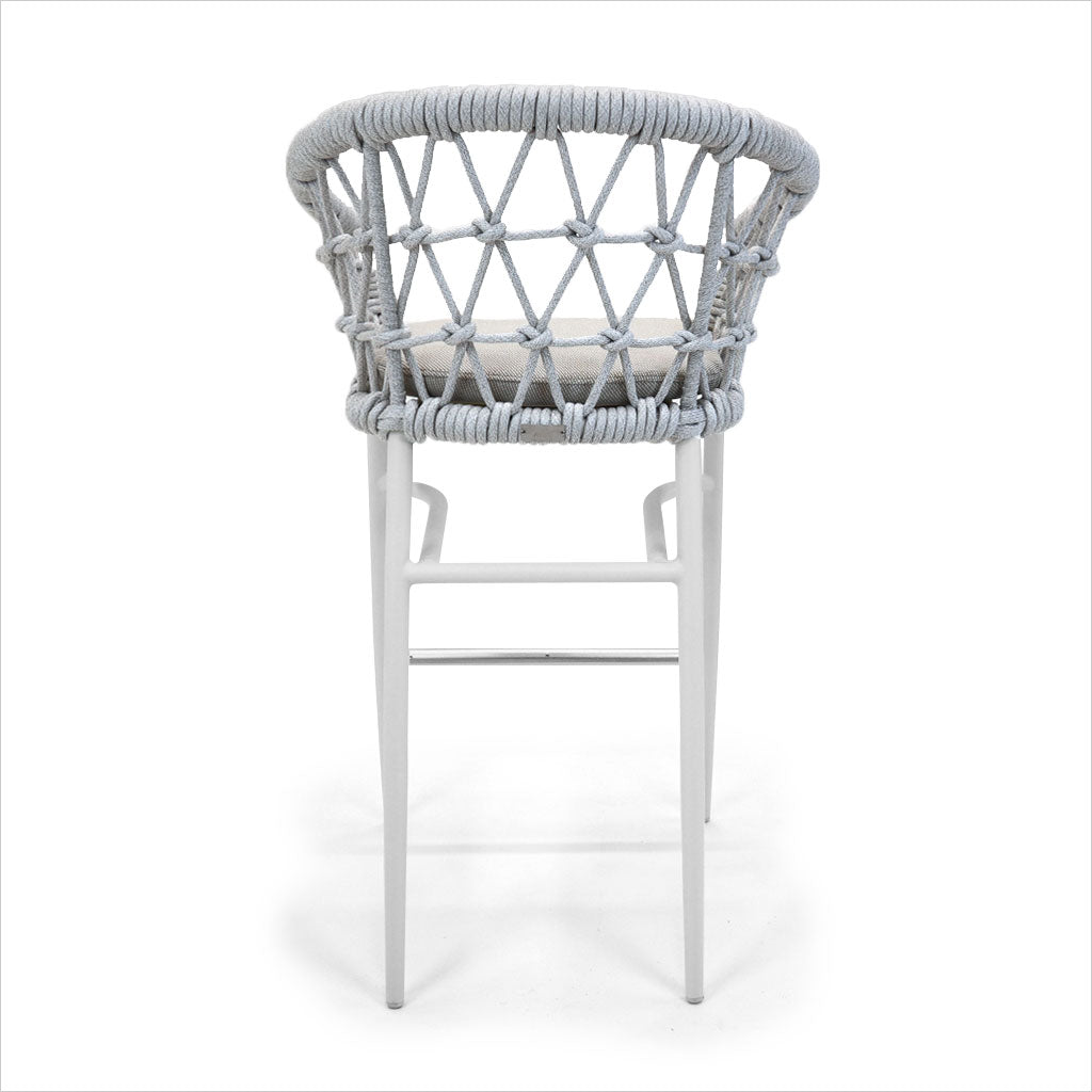outdoor barstool in white