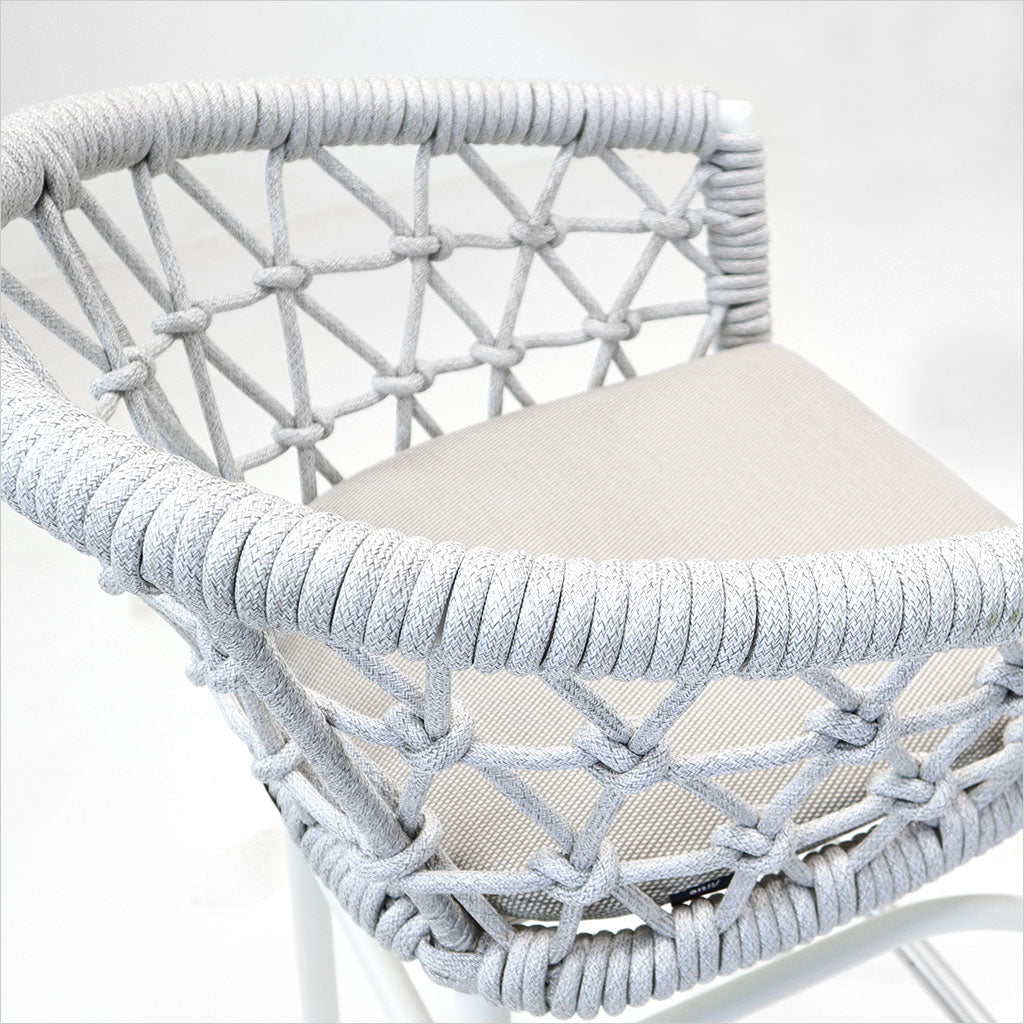 outdoor counter stool in white