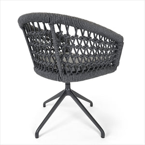 swivel outdoor dining chair