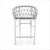 outdoor counter stool in white