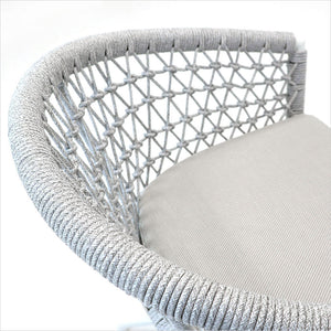 outdoor swivel dining chair
