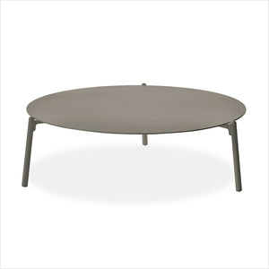 3-legged coffee table in metal