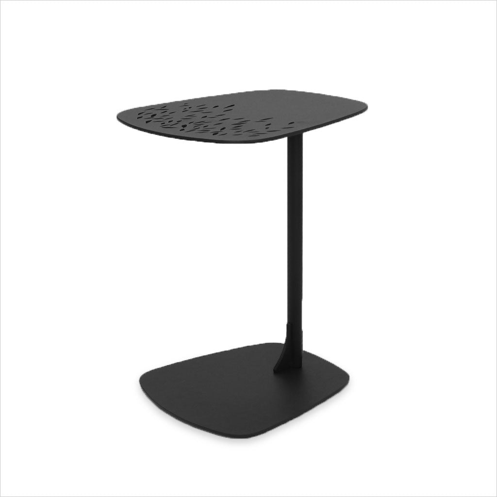 black accent table