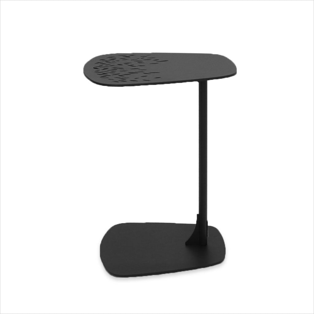 black accent table