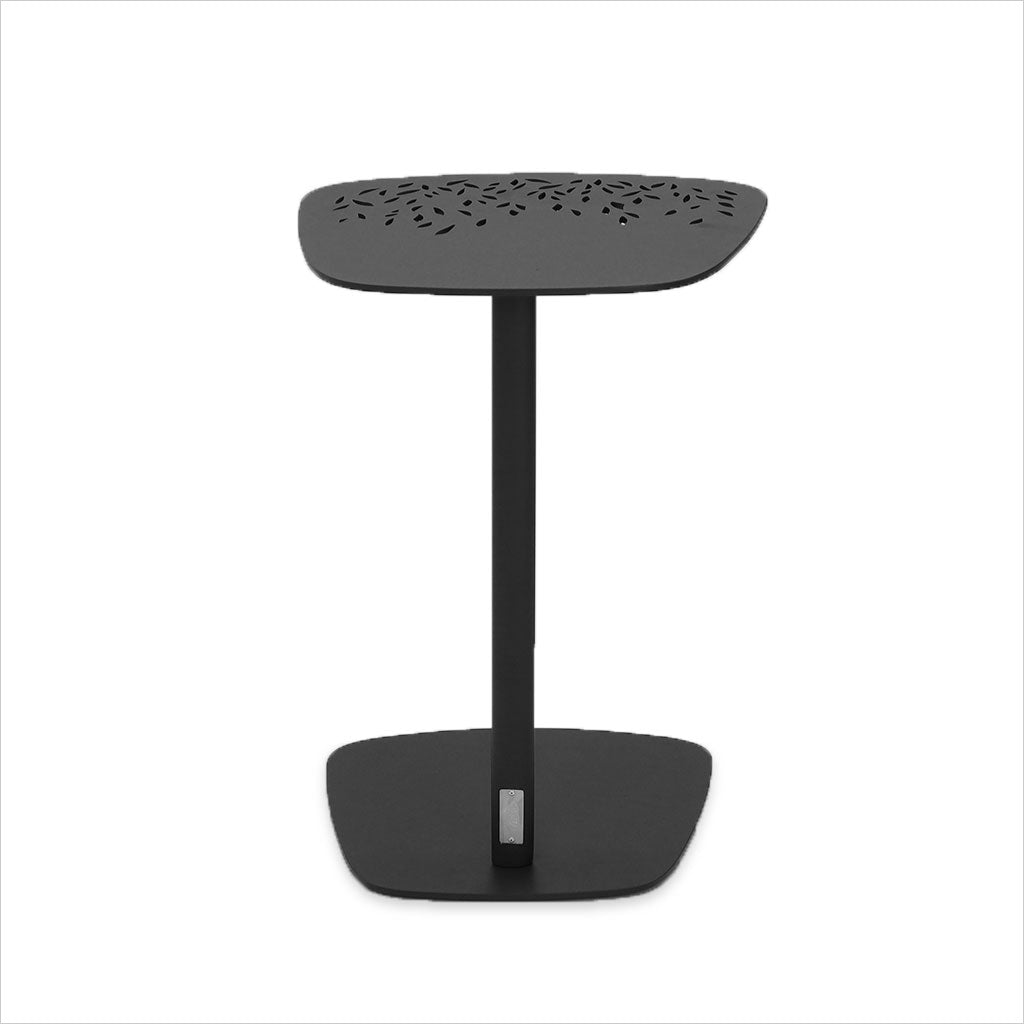 black accent table