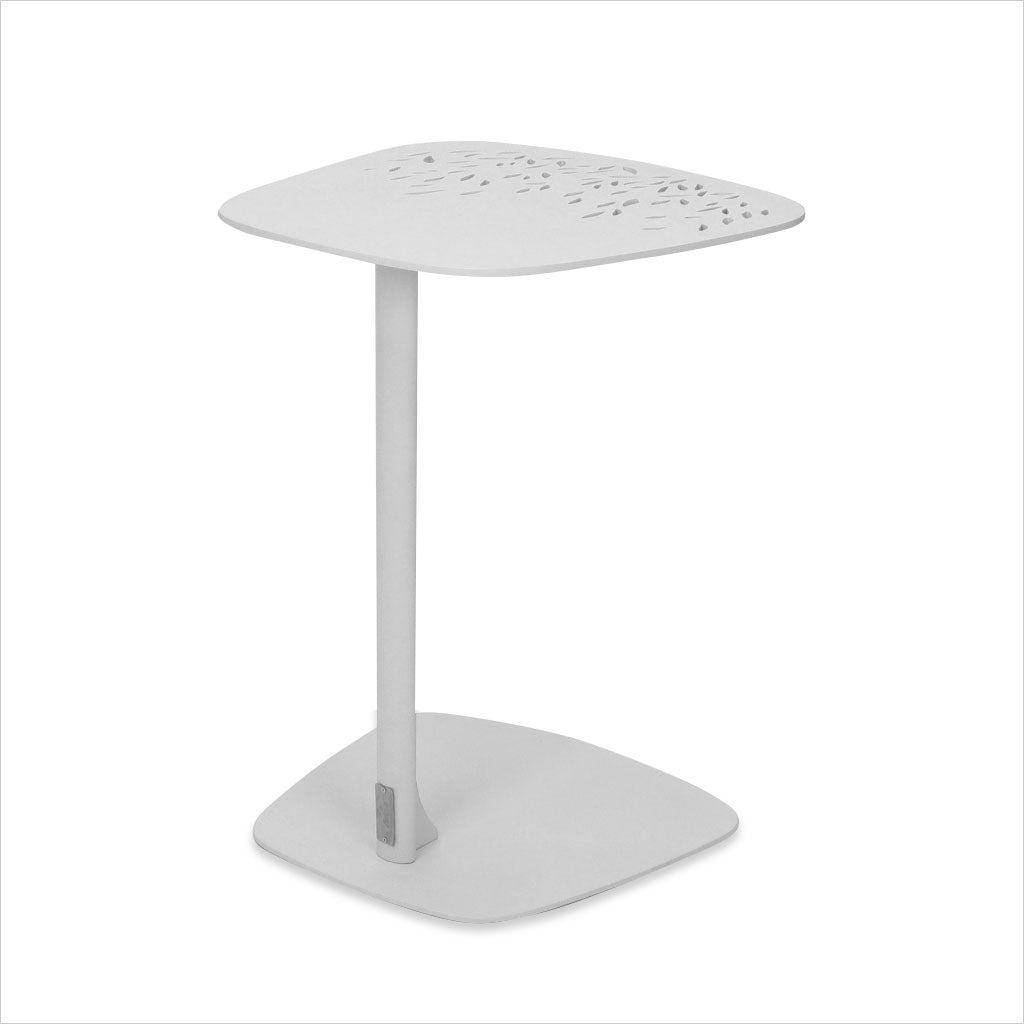 white accent table