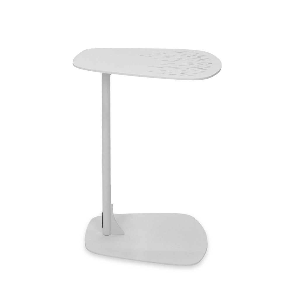 white accent table