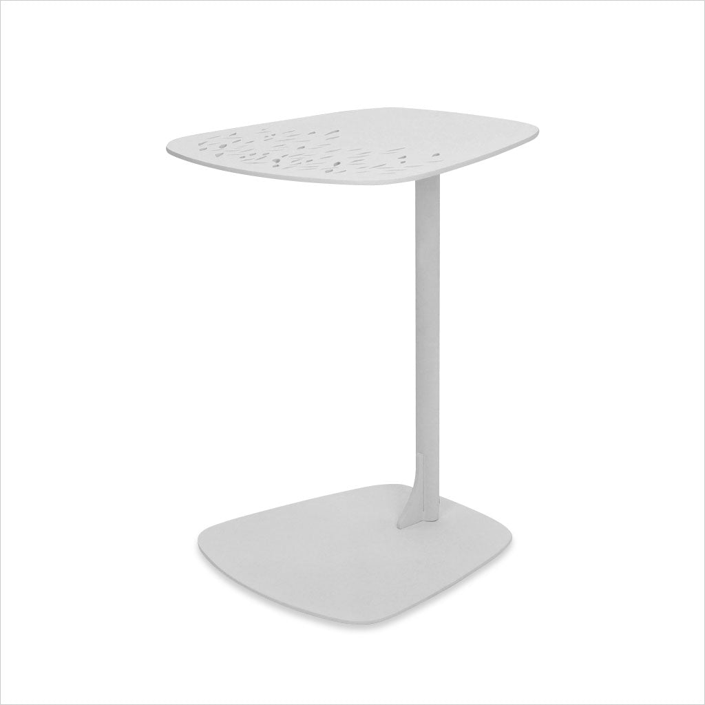 white accent table