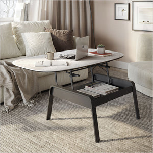 lift-top coffee table with hidden storage