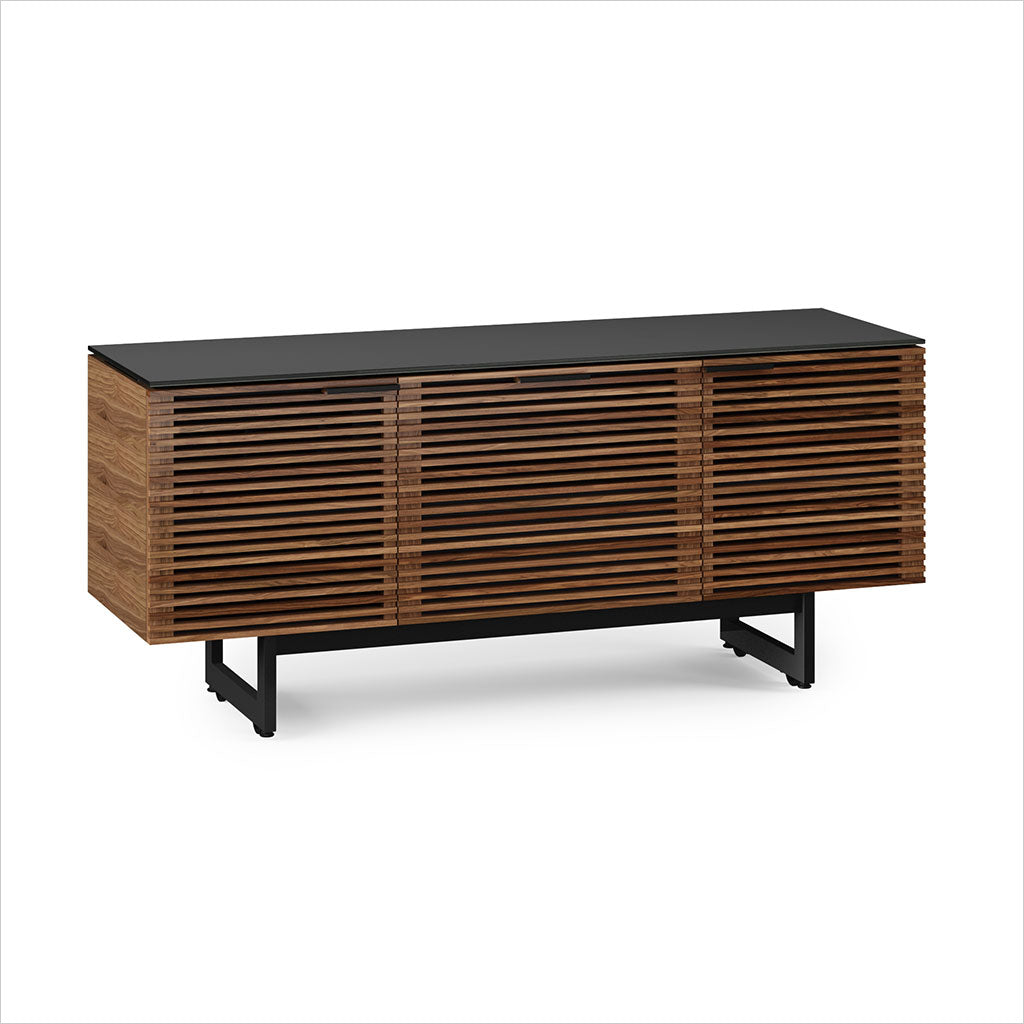 tv stand with louvered doors