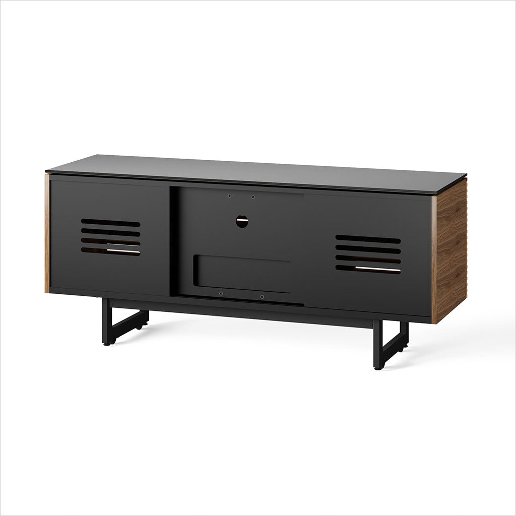 tv stand with louvered doors