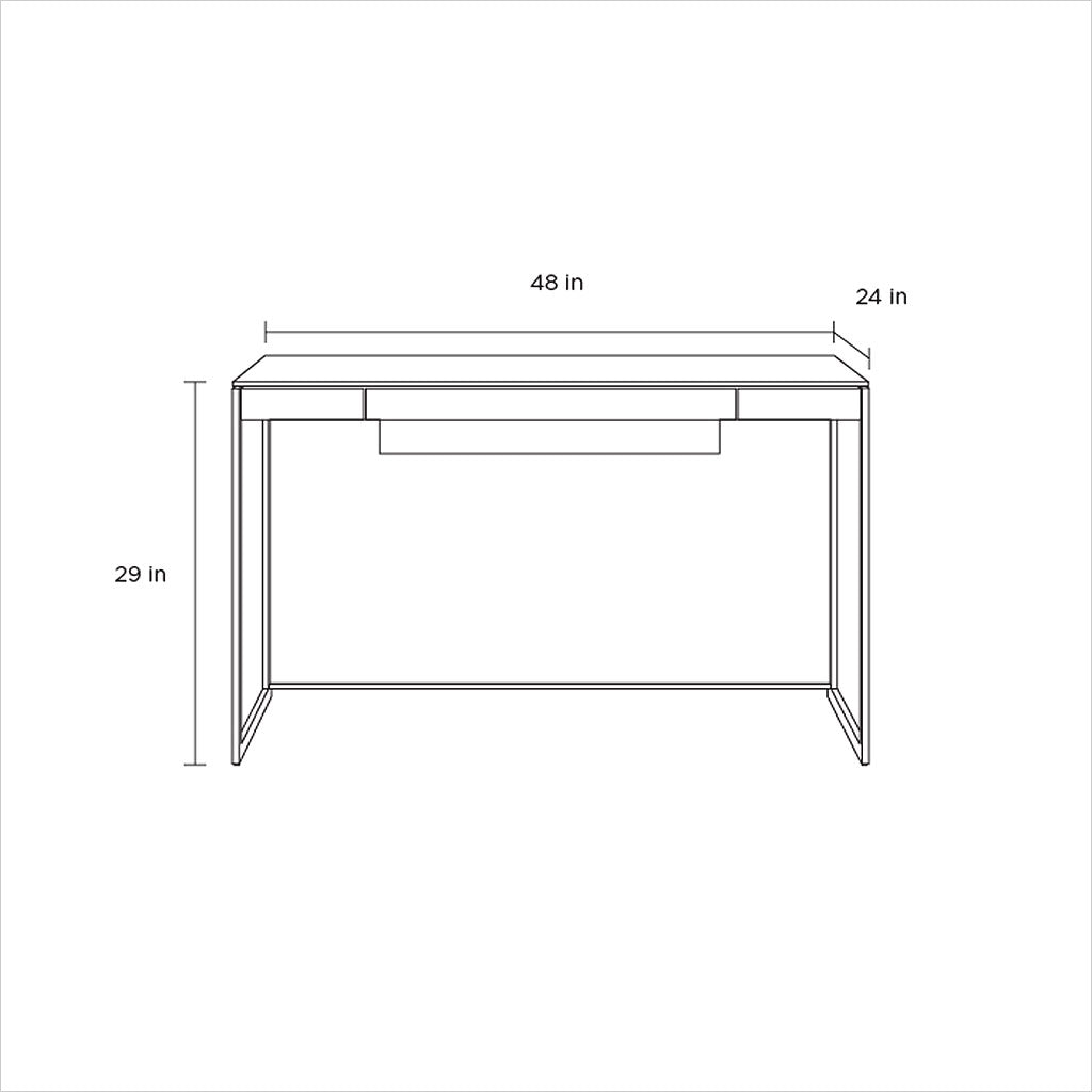 Sequel 20 Compact Desk 6103 - Walnut