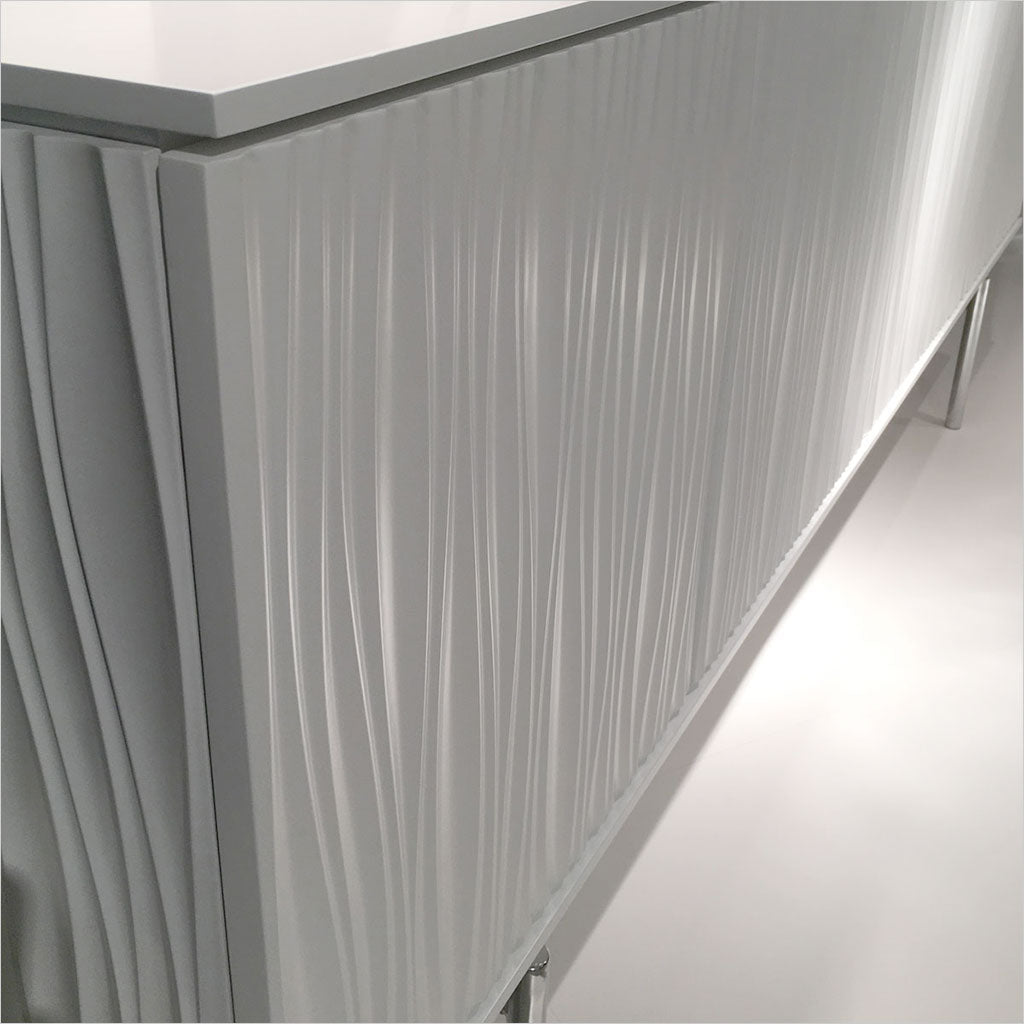 sideboard with textured front