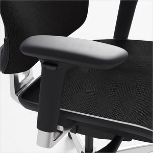 adjustable office chair with mesh seat